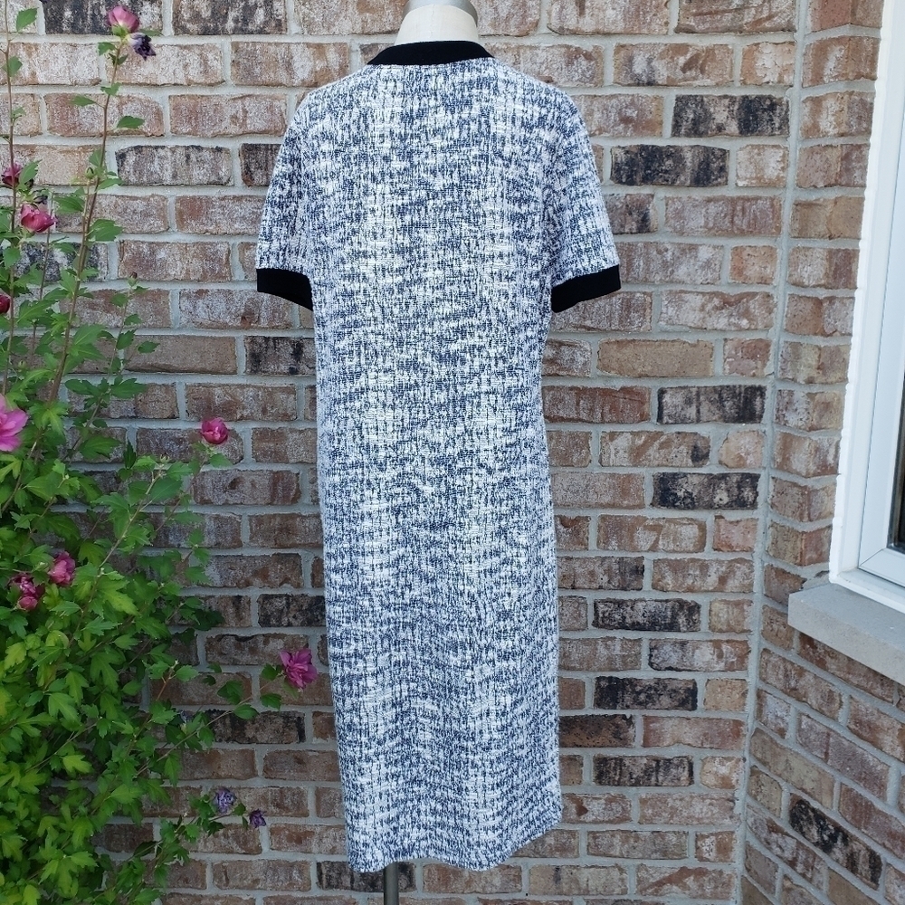 BILLY REID Tweed Short Sleeves Mini Dress Size M - Picture 3 of 5